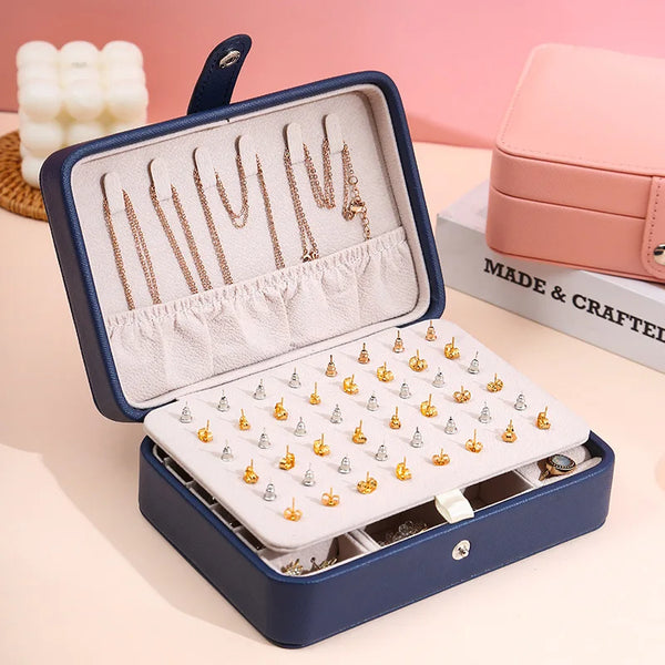 GEMVAULT JEWELRY BOX - WHITE, PINK, NAVY